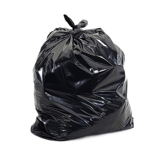 Recycled Compactor Sacks 15kg - Black - 100pk (USTR004)