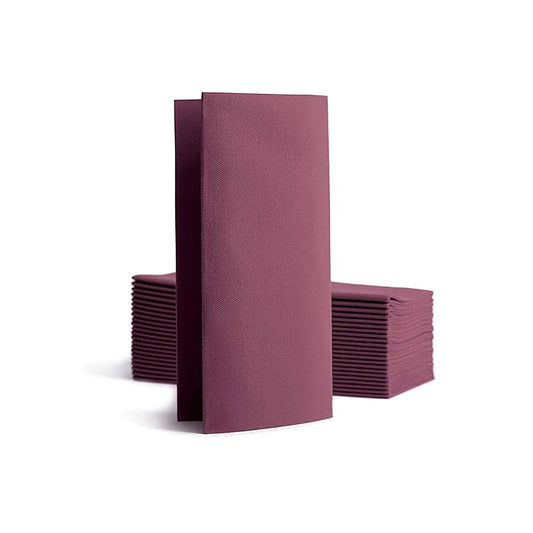 P-Soft Burgandy Napkin 1000pk 40cm - 8 Fold