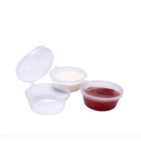 Hinged Sauce Cup/Pot 4oz - 500pk