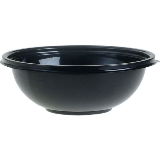 Large 2.25L Black Round Container 50pk