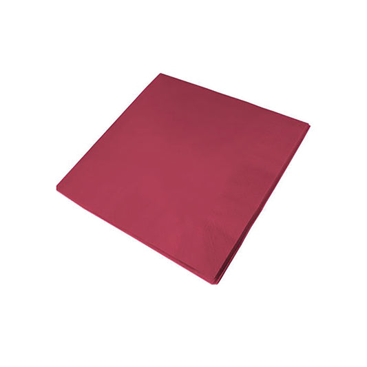 Napkins Bordeaux 40cm 3ply 1000pk