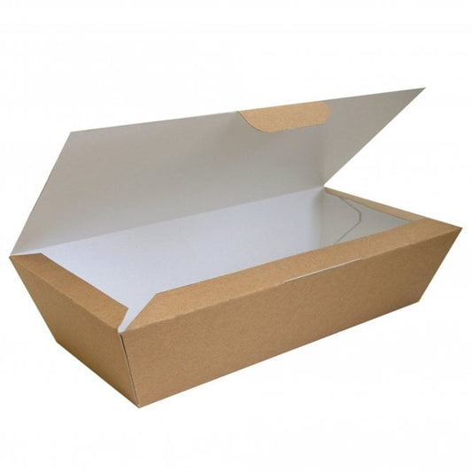 Compostable Kraft Fish and Chip Box 150pk