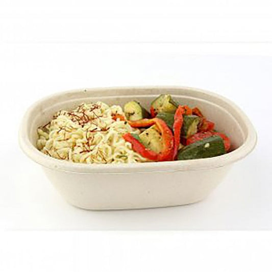 Eco Oval Street Bowl 620ml 300pk