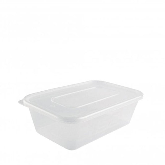 Premium Heavy Duty Microwaveable Takeaway & Lid 500cc 250pk