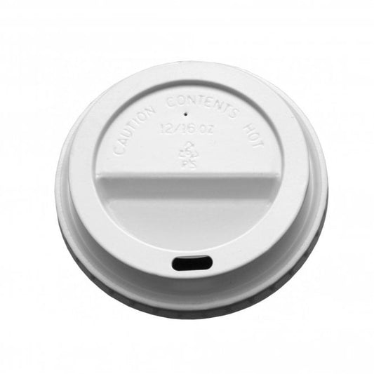 White Takeaway Cup Lids 8oz x 1000pk